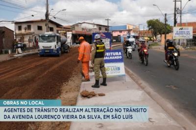 Obra de requalificação altera trânsito no bairro São Cristóvão