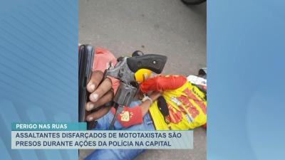 Falsos mototaxistas: assaltantes são presos durante ações da PM em São Luís