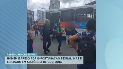 Homem é preso por importunação sexual em ônibus do Panaquatira