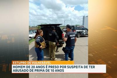 Homem suspeito de abusar criança de 10 anos é preso no interior do Maranhão