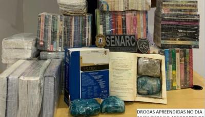 Presos suspeitos de traficar drogas escondidas em livros em São Luís