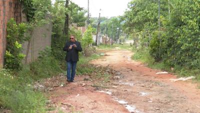 Moradores reclamam de infraestrutura no bairro Pirâmide, em Raposa