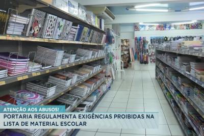 Portaria regulamenta exigências na lista do material escolar