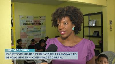 Projeto voluntário de pré-vestibular ensina mais de 60 alunos no Coroadinho