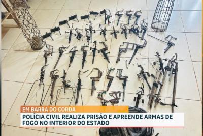 Polícia Civil realiza prisão e apreensão de armas de fogo em Barra do Corda