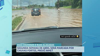 Inmet prevê chuvas intensas na 2ª semana do mês de abril em todo Nordeste