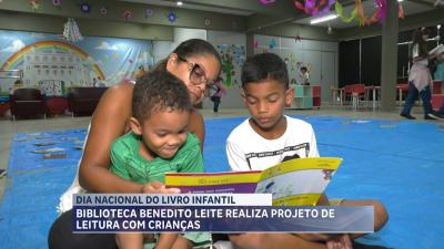 Biblioteca Benedito Leite realiza programação infantil em alusão ao Dia do livro