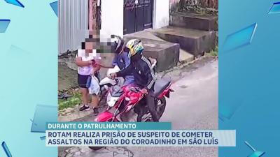 Preso suspeito de assalto no bairro Coroadinho, em São Luís