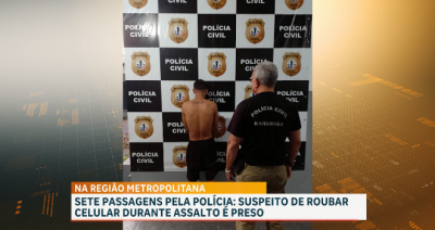 Suspeito de roubar celular é detido pela Polícia Civil