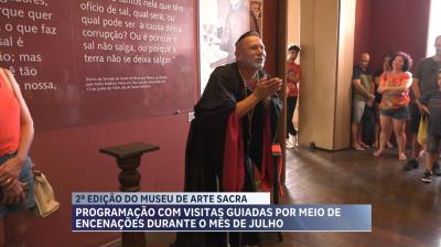 Museu de Arte Sacra tem visitas teatralizadas às sextas-feiras de julho