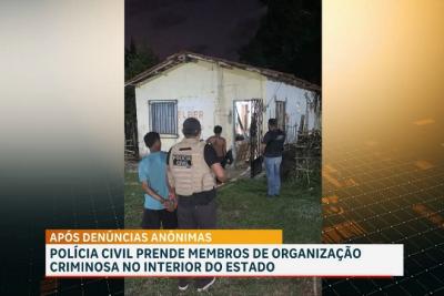 Presos suspeitos de furto, roubo e ameaça durante operação da polícia em Bacuri
