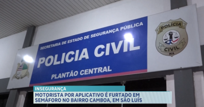 Motorista de aplicativo é vítima de assalto em São Luís