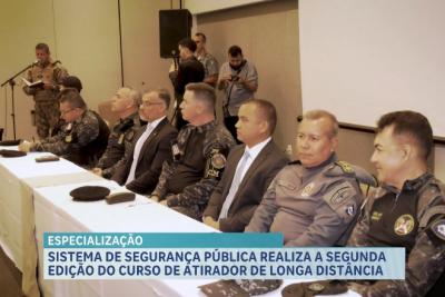 Sistema de Segurança Pública realiza a segunda edição do curso de atirador designado