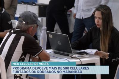Governo do Maranhão devolve mais de 500 celulares furtados ou roubados