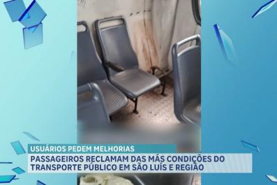 Passageiros reclamam das más condições do transporte público em São Luís