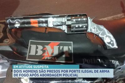 Policia apreende escopeta de fabricação caseira na Avenida dos Franceses