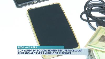Vítima de furto recupera celular após ver anúncio na internet