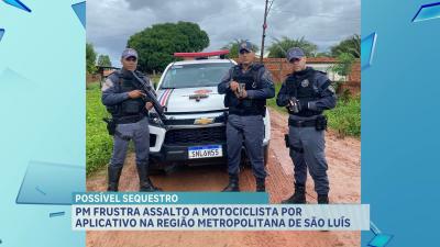 Policiais militares frustram assalto à motociclista na Cidade Olímpica