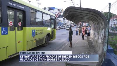 Paradas de ônibus são motivo de reclamação dos usuários de transporte coletivo
