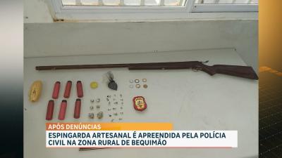 Idoso é preso pela Polícia Civil por tráfico de drogas em Bequimão