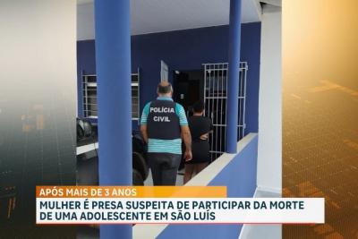 Presa suspeita de participação em homicídio de adolescente em São Luís