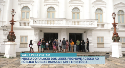 Museu do Palácio dos Leões é um dos atrativos durante as férias