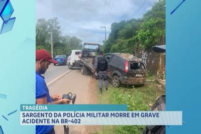 Policial militar morre em acidente de trânsito, em Rosário