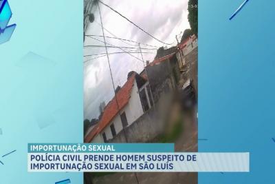 Preso suspeito de tentar abusar sexualmente de adolescente em via pública