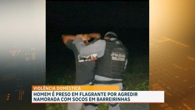 Preso suspeito de agredir namorada com socos em Barreirinhas