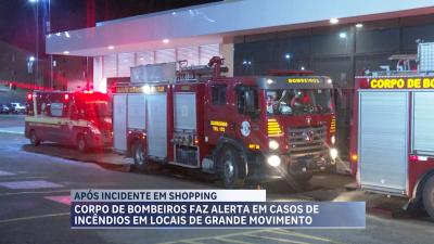 Bombeiros alertam sobre casos de incêndio em locais de grande aglomeração