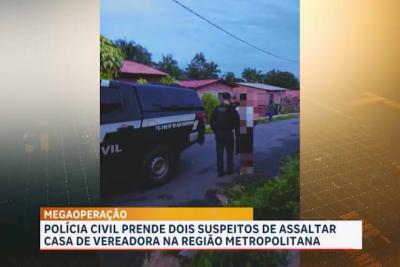 Presos dois suspeitos de assaltar casa de vereadora de São José de Ribamar