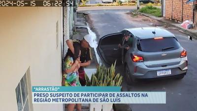 Preso suspeito de participar de onda de assaltos em São Luís