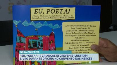 “Eu, Poeta”: livro reúne histórias e ilustrações  produzidas por crianças em São Luís