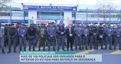 Policiais são enviados para interior do estado para reforço da segurança
