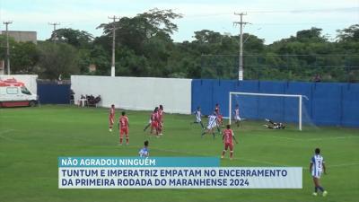 Tuntum e Imperatriz empatam na 1ª rodada do Campeonato Maranhense