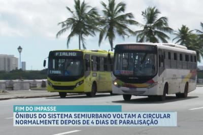 Ônibus do transporte público semiurbano voltam a circular na Grande Ilha