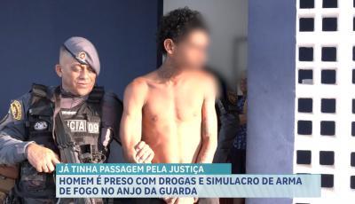 Suspeito de tráfico de drogas é preso no Anjo da Guarda, em São Luís