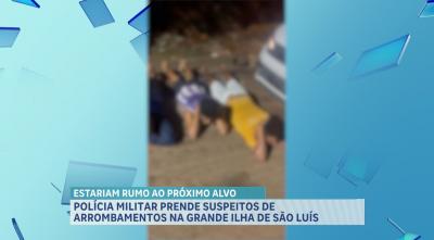 Presos suspeitos de arrombamentos a lojas em São Luís