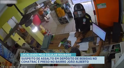 Suspeito é preso por assalto a depósito de bebidas no Cohatrac, em São Luís