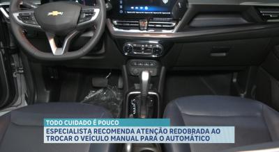 Especialista recomenda atenção redobrada ao trocar veículo manual para automático