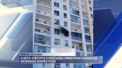 Curto-circuito é uma das principais causas de incêndios em residências