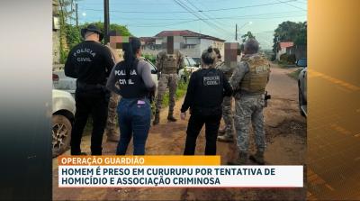 Preso suspeito de tentativa de homicídio e associação criminosa em Cururupu, no MA