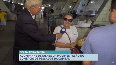Consumidores aproveitam Sexta-Feira Santa para compra de pescados em São Luís