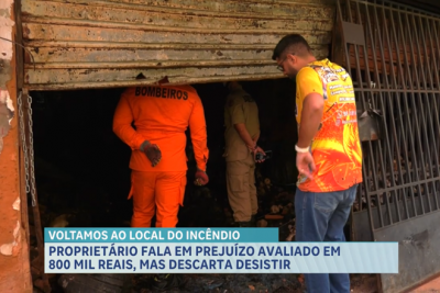 “A gente está tentando sair dessa situação”: diz proprietário de loja incendiada em São Luís