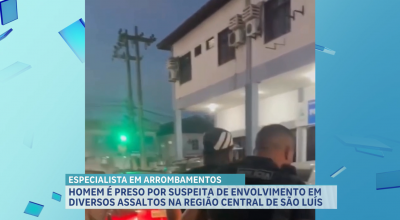 Suspeito de arrombar e furtar lojas no Centro da capital é preso