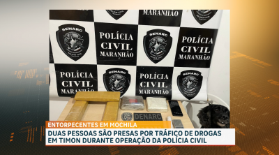 Operação da polícia combate ao tráfico de drogas em Timon