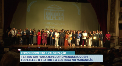 Teatro Arthur Azevedo homenageia quem fortalece o teatro e a cultura no Maranhão