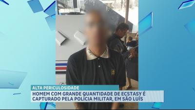 Preso suspeito de comercializar droga sintética em oficina na Estrada de Ribamar