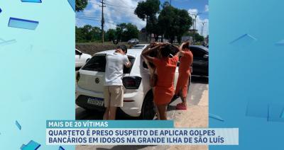 Presos suspeitos de aplicar golpes bancárias em idosos após sacarem benefícios em SL