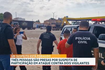Presos suspeitos de homicídio e tentativa de homicídio contra vigilantes no MA